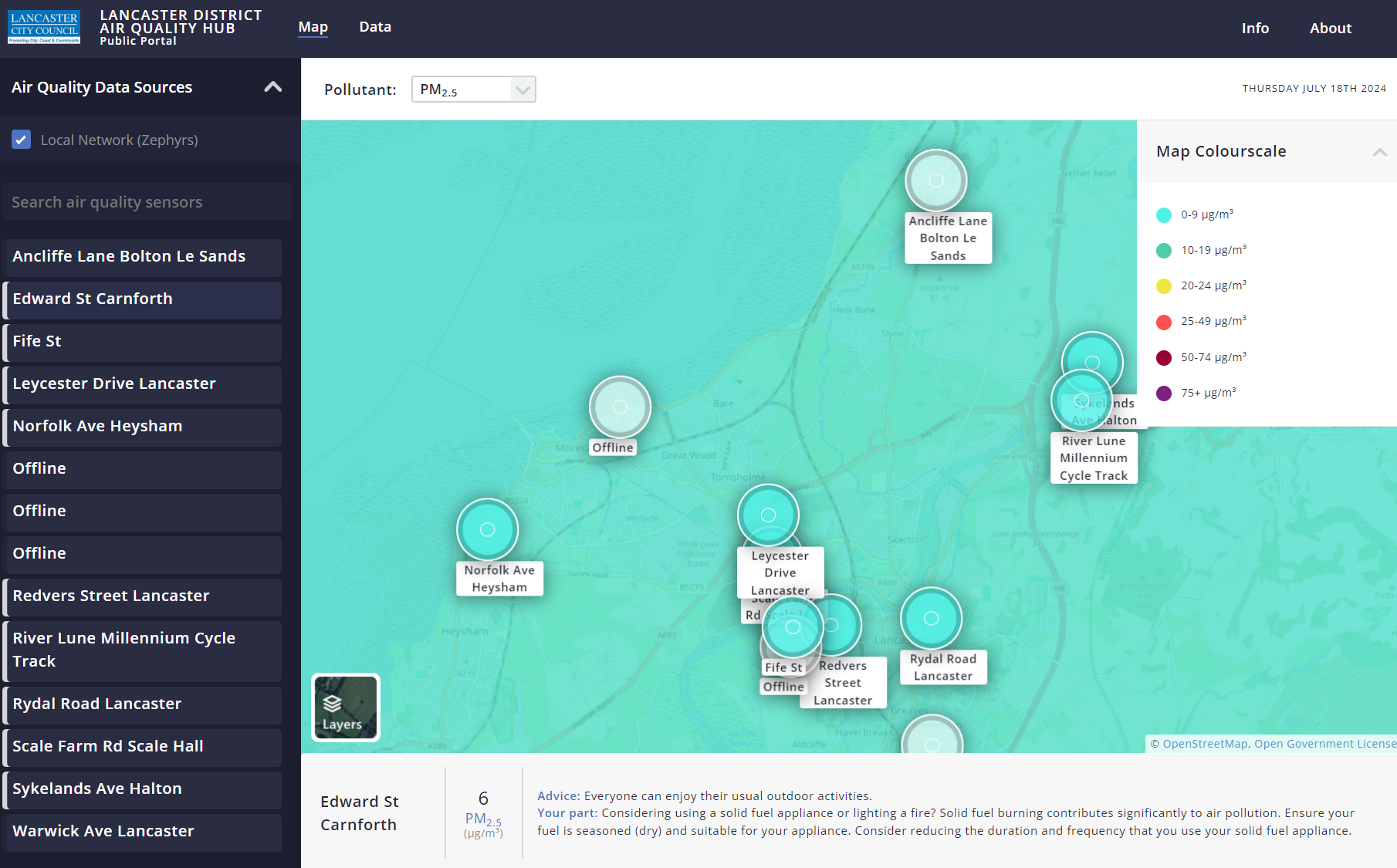 Lancaster City Council Launch Public Air Quality Portal